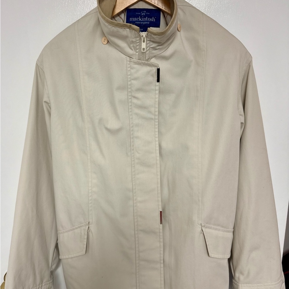 Mackintosh New England Men's Beige Jacket Size L Classic Preppy Coat